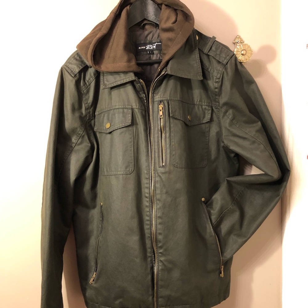 City Coat with optional zip in hood